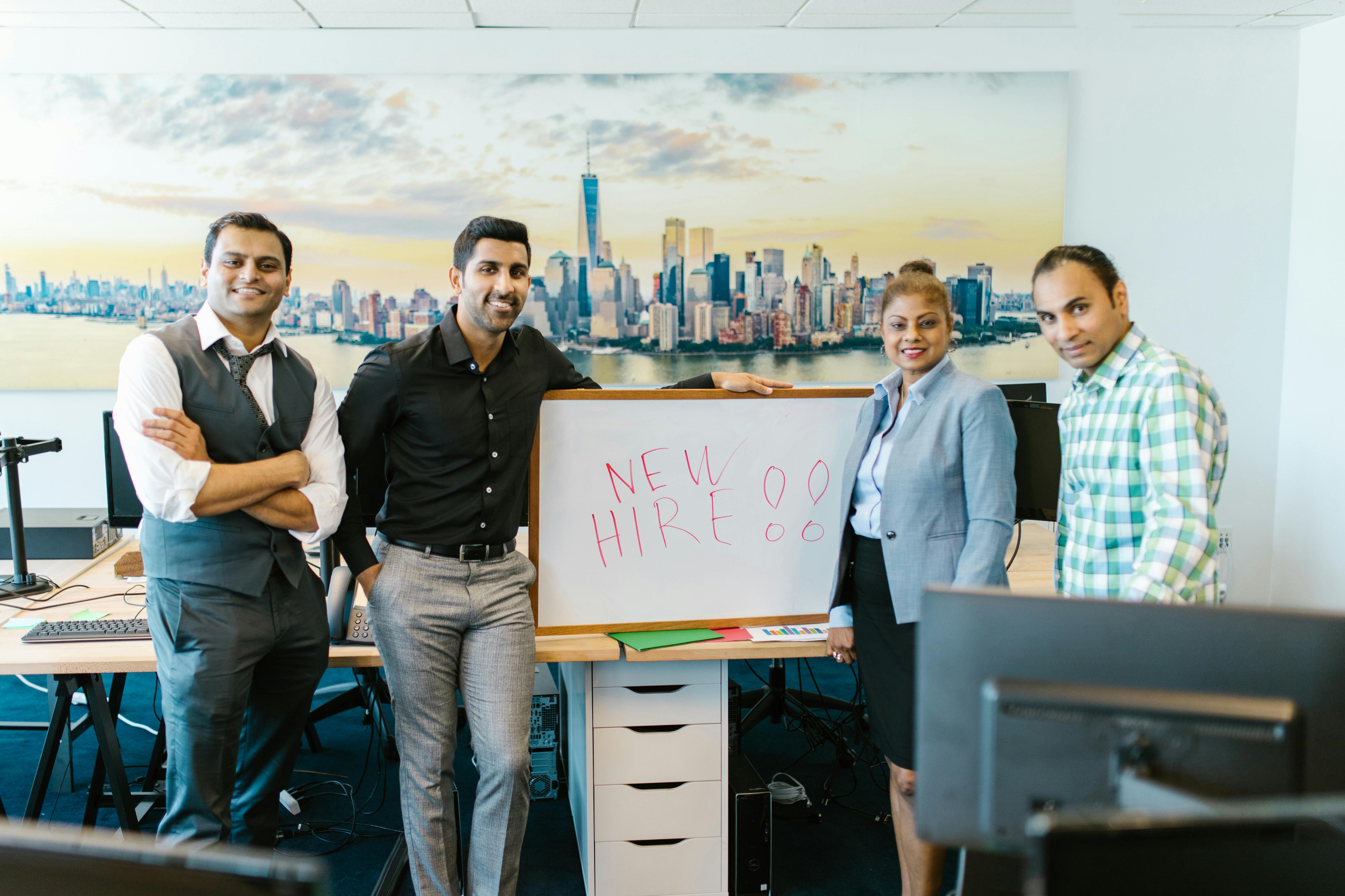 people in office