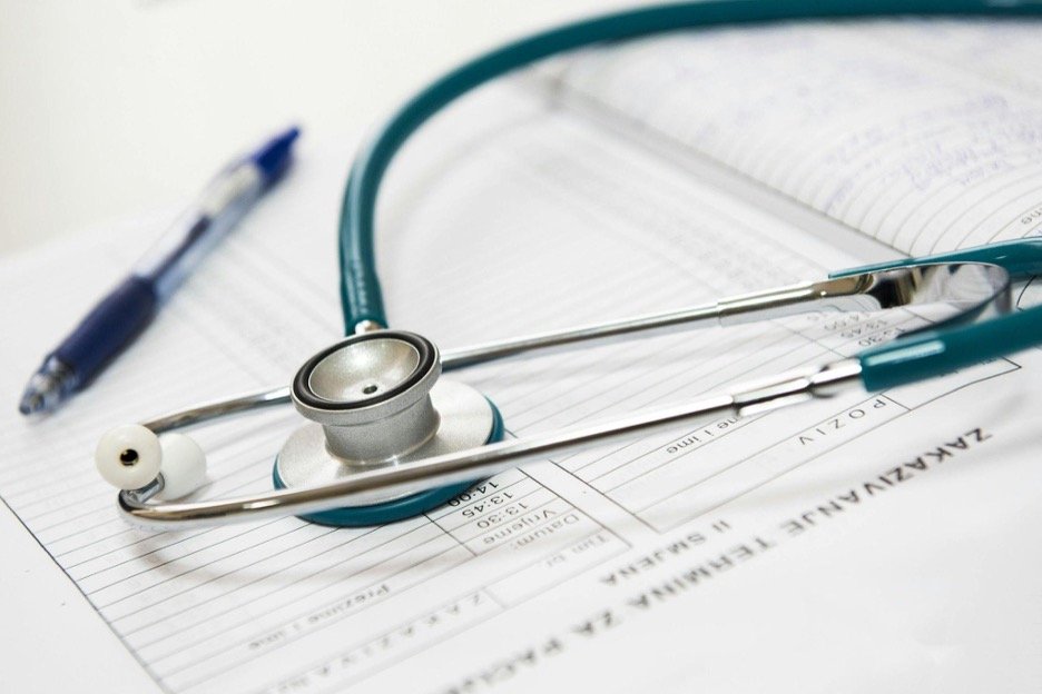 Close up photo of a stethoscope