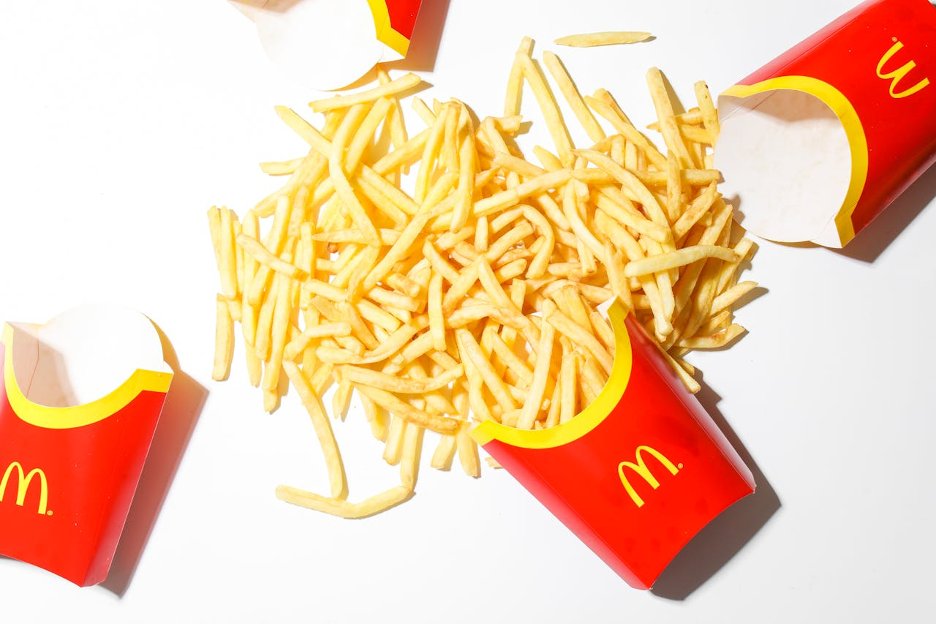 mcdonalds-fries-on-white-table