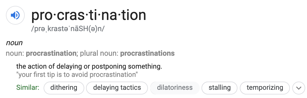 what_does_procrastination_mean