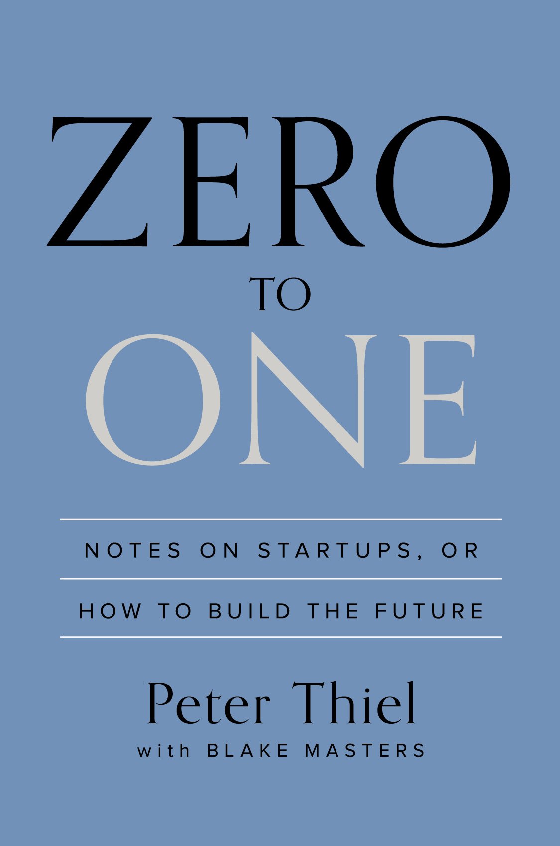 executive book summary - zero to one